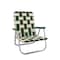 Lawn Chair Usa Lawn Chair USA-High Back Aluminum Beach Chairs (Pair)-Charleston Pattern BC-C - alternate 1